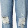 ONLY Jeans Tapered Bandplooi Jeans TRACY Dames Blauw