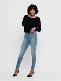 ONLY Jeans Skinny Jeans Paola Dames Blauw 7 ONLY Jeans Skinny Jeans Paola Dames Blauw -ONLY Elegant winkel 6fcb8b0e36d22c40033df5f1e668f261