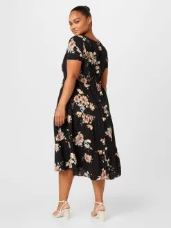 ONLY CARMAKOMA Midi Jurken Jurk LUX CELI Dames Zwart 8 ONLY CARMAKOMA Midi Jurken Jurk LUX CELI Dames Zwart -ONLY Elegant winkel 708128f58d6345fcaca4989fa4e58875