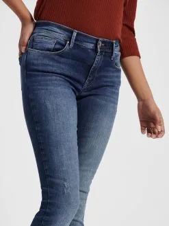 ONLY Jeans Skinny Jeans ONLSHAPE Dames Blauw / Donkerblauw -ONLY Elegant winkel 712984626255132dd528dab9e24c1376