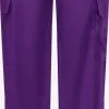 ONLY Cargobroeken Loosefit Cargobroek PILAR Dames Lila