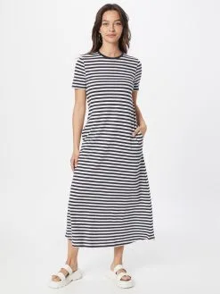 ONLY Jerseyjurken Jurk MAY Dames Nachtblauw -ONLY Elegant winkel 72cd4c20055e1cd165f5d2df81addbe7