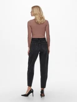 ONLY Straight Regular Jeans Troy Dames Zwart -ONLY Elegant winkel 72d4439a66bcfe536ab5e4b530cd0a49