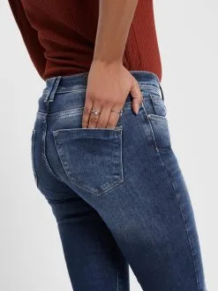 ONLY Jeans Skinny Jeans ONLSHAPE Dames Blauw / Donkerblauw -ONLY Elegant winkel 72dec892bc84c047a4bd29d210b192ab