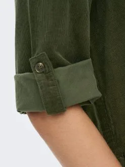 ONLY Blousejurken Blousejurk Chicago Dames Donkergroen -ONLY Elegant winkel 7333bfc0cb040301cf9d9e024303060d