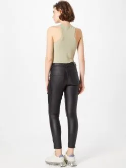 ONLY Cargobroeken Skinny Cargobroek Anne Dames Zwart -ONLY Elegant winkel 7376cd2aa3dee94e83867333f07da407