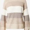 ONLY Fijngebreide Truien Trui ATIA Dames Beige Gemêleerd