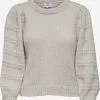 ONLY Fijngebreide Truien Trui Dames Grijs