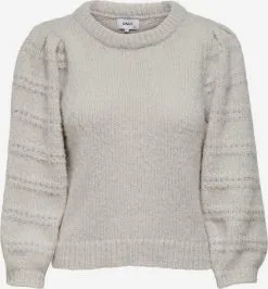 ONLY Fijngebreide Truien Trui Dames Grijs