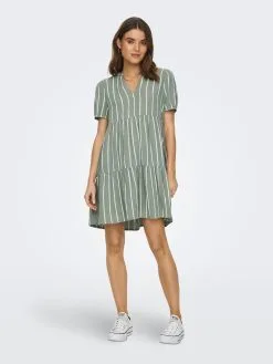 ONLY Mini Jurken Jurk Nora Dames Groen -ONLY Elegant winkel 7481794ab4b21898166f2f7ed0d835a9