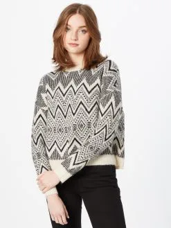 ONLY Fijngebreide Truien Trui Dames Natuurwit -ONLY Elegant winkel 74d4587061e986164ef95628d44c7a79