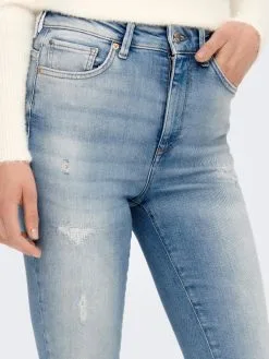 ONLY Jeans Skinny Jeans MILA Dames Lichtblauw -ONLY Elegant winkel 7527518bb854d0c855017c0be3ef6eca