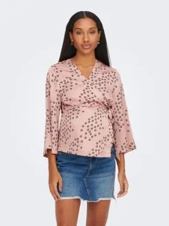 ONLY MATERNITY Ponchos & Kimonos Kimono Dames Rosa -ONLY Elegant winkel 76393897251b1706331785ffde126ca8