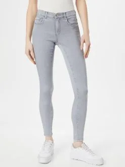 ONLY Jeans Skinny Jeans RAIN Dames Lichtgrijs -ONLY Elegant winkel 76428468d0ca61261c6d10e98fb34177