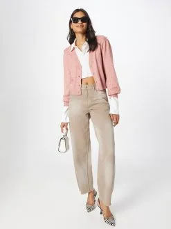 ONLY Vesten Gebreid Vest LEVA Dames Rosa -ONLY Elegant winkel 76e31e8e8b934d105e64b0a3529f2775