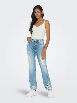 ONLY Tops Gebreide Top MIRI Dames Wit -ONLY Elegant winkel 76eb4c961acd1c5a754fe2a1704ca8cc