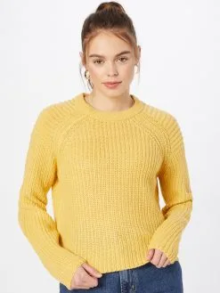 ONLY Fijngebreide Truien Trui Elisia Dames Geel -ONLY Elegant winkel 77bef0cca9b76340596dd4e8b537cb96