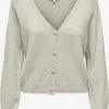 ONLY Vesten Gebreid Vest RICA Dames Lichtgrijs