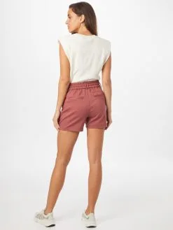 ONLY Shorts Regular Bandplooibroek Poptrash Dames Pastelrood -ONLY Elegant winkel 79dd2ca8bf1e39c2cef956e90a428894