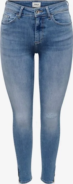 ONLY Jeans Skinny Jeans Blush Dames Blauw