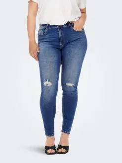 ONLY CARMAKOMA Jeans Skinny Jeans Laola Dames Blauw -ONLY Elegant winkel 7aceeba08e9d51bbe6825a40fcfe7a1c
