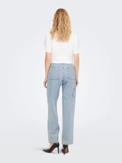 ONLY Mom Jeans Loosefit Jeans GAVIN Dames Blauw -ONLY Elegant winkel 7b00ce0535ba4335d91d68b99129ba0f