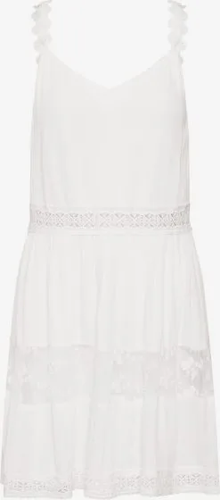 ONLY Zomerjurken Zomerjurk OnlKARMEN Anne AS/L WVN Dames Wit