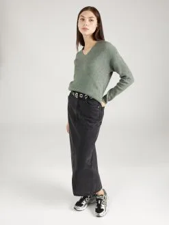 ONLY Fijngebreide Truien Trui CAMILLA Dames Pastelgroen -ONLY Elegant winkel 7b4dec15ef0e83203bb631a8377b3e55