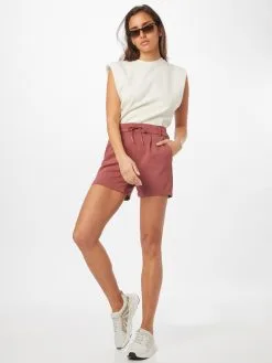 ONLY Shorts Regular Bandplooibroek Poptrash Dames Pastelrood -ONLY Elegant winkel 7b52f3341374c6b3b2cbb8c9f15ef201