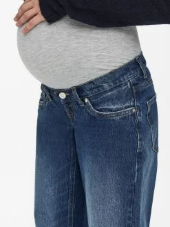 ONLY MATERNITY Straight Regular Jeans Dames Donkerblauw -ONLY Elegant winkel 7bf712b44a8802f75c9cff2a22d4233a