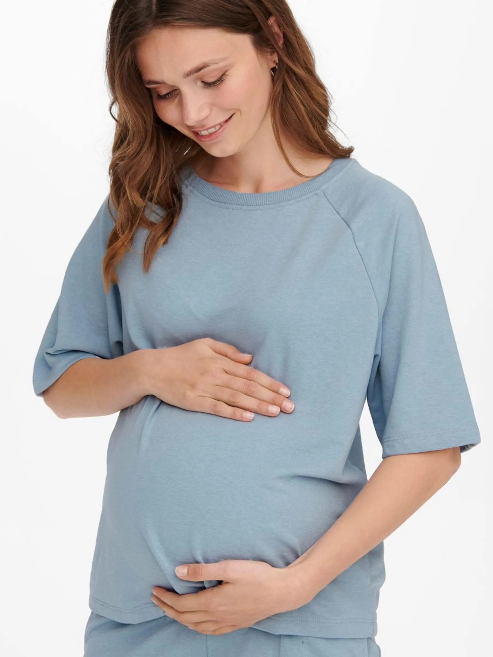 ONLY MATERNITY T-shirts Shirt Mama Dames Blauw 7 ONLY MATERNITY T-shirts Shirt Mama Dames Blauw - Afbeelding 7