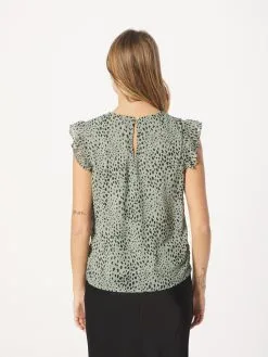 ONLY Blouse Tops Blouse Ann Dames Donkergroen -ONLY Elegant winkel 7d378b74286888b3512b45713934e1e3