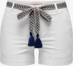 ONLY Shorts Skinny Chino GEORGIA Dames Wit