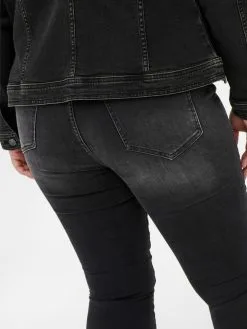 ONLY CARMAKOMA Jeans Skinny Jeans CarMaya Dames Zwart -ONLY Elegant winkel 7e0eca0cc45961350d0793043d271dd7