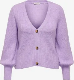 ONLY CARMAKOMA Vesten Gebreid Vest Dames Lila