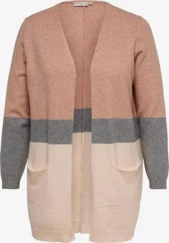 ONLY CARMAKOMA Vesten Gebreid Vest Dames Poederroze / Oudroze