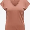 ONLY CARMAKOMA T-shirts Shirt Nicky Dames Roze