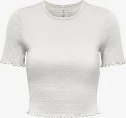 ONLY T-shirts Shirt INGA Dames Offwhite