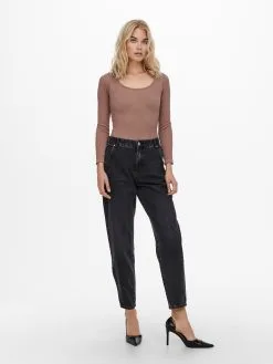 ONLY Straight Regular Jeans Troy Dames Zwart -ONLY Elegant winkel 7f6376eb19adc67c36a97463964440f6