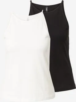 ONLY Spaghetti Tops Top MAY Dames Zwart / Wit