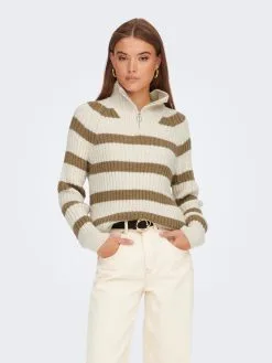 ONLY Coltruien Trui Leise Freya Dames Stone Grey -ONLY Elegant winkel 800b42aaef4d2681e35bed08d942e402