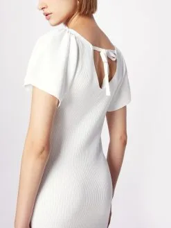 ONLY Gebreide Jurken Gebreide Jurk LEELO Dames Wit -ONLY Elegant winkel 807cc5e166d3d621cf095b8a1be7493c