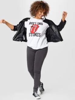 ONLY CARMAKOMA T-shirts Shirt ROLLING Dames Wit -ONLY Elegant winkel 80c0ebb17977067766d159327508be0f