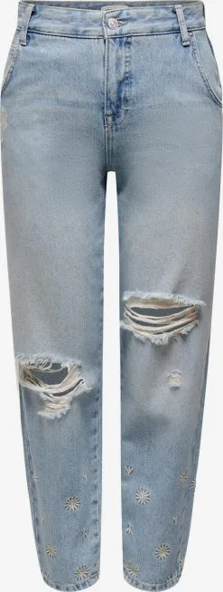 ONLY Straight Regular Jeans Troy Dames Lichtblauw