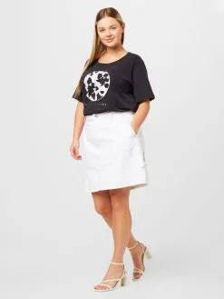 ONLY CARMAKOMA T-shirts Shirt AGATI Dames Zwart -ONLY Elegant winkel 8149e211a395d2956bf3e7b1f7ad0236