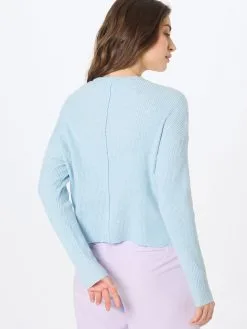 ONLY Fijngebreide Truien Trui Dames Lichtblauw -ONLY Elegant winkel 81c06fd6ecfc6be298529b7f1fcc77b2