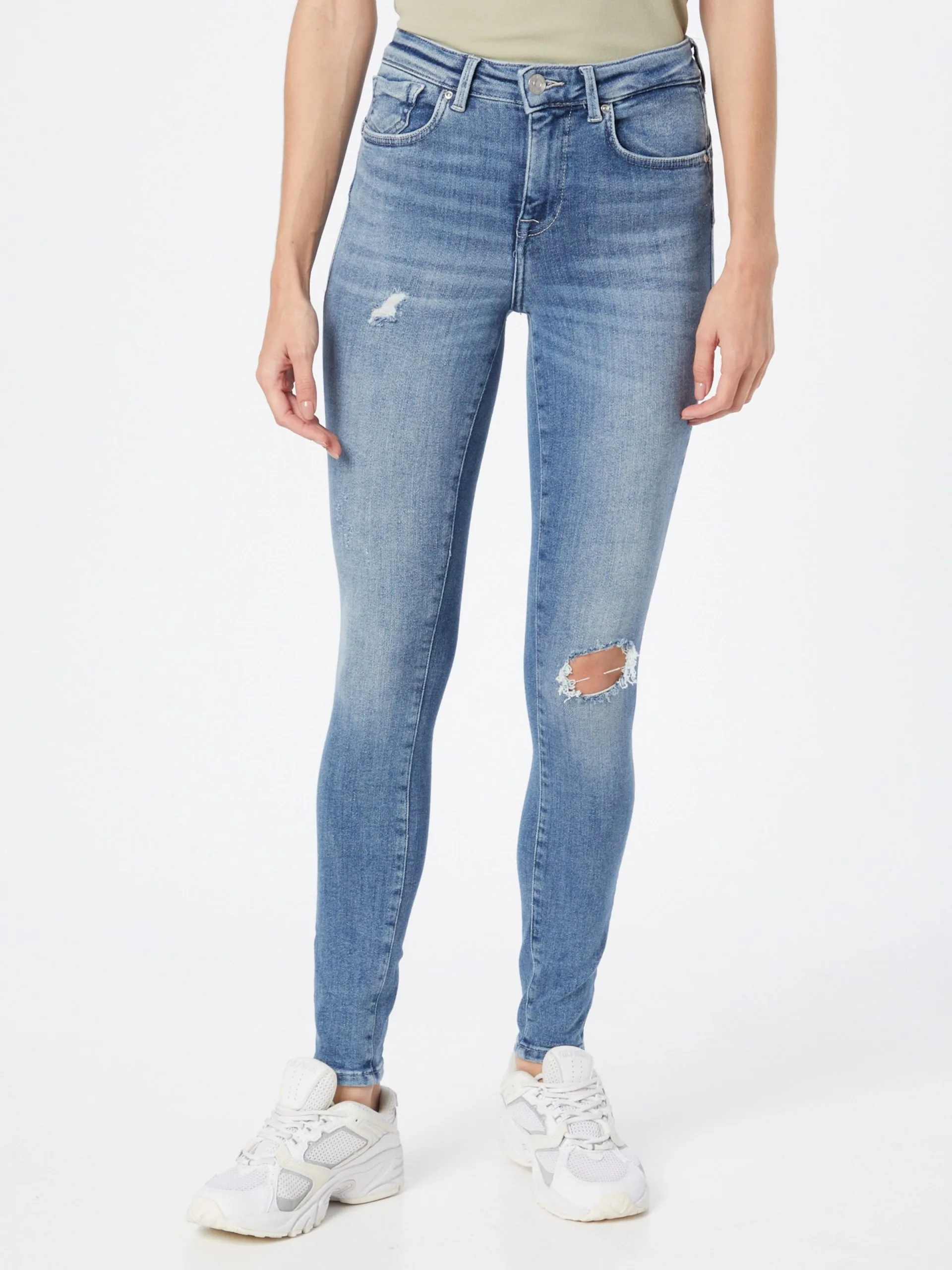ONLY Jeans Skinny Jeans Power Life Dames Blauw 2 ONLY Jeans Skinny Jeans Power Life Dames Blauw - Afbeelding 2