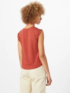 ONLY Kanten Tops Top Alexa Dames Roestrood -ONLY Elegant winkel 82252c6eb29adf1e25da962505e21317