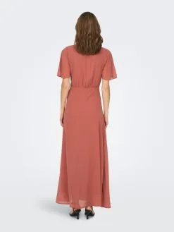 ONLY Maxi Jurken Jurk Dames Kreeft -ONLY Elegant winkel 82bad5dbd6e5bbb15dbb7b99d01375b3