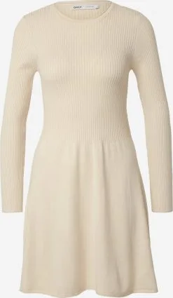 ONLY Gebreide Jurken Gebreide Jurk ALMA Dames Beige
